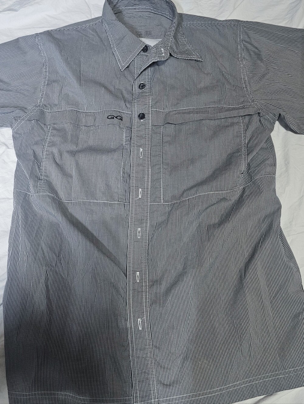 Mens Game Guard Outdoor Fishing Explorer Shirt Short Sleeve Medium